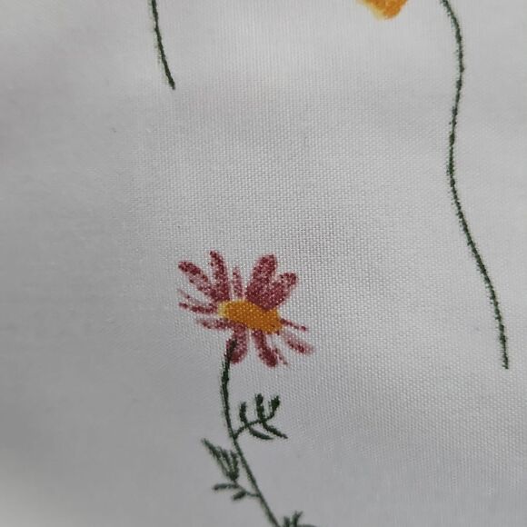 Floral White 2 Standard Pillow Cases - Picture 11 of 12